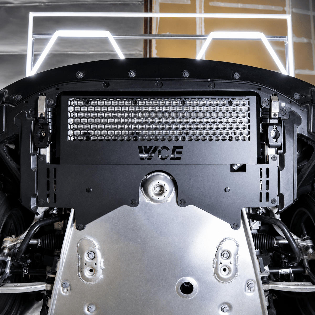 WCE Performance Skid Plates WCE S58 Metal Oil Cooler Guard Skid Plate -  G80 M3 / G82 M4 / G87 M2