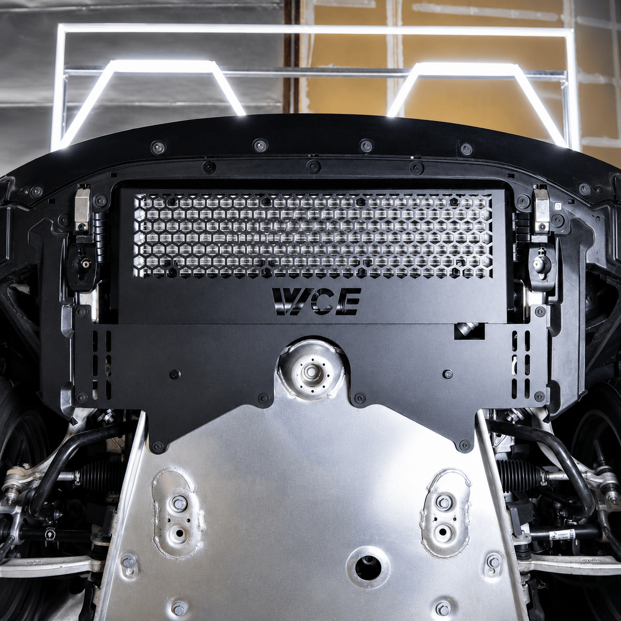 WCE Performance Skid Plates WCE S58 Metal Oil Cooler Guard Skid Plate -  G80 M3 / G82 M4 / G87 M2