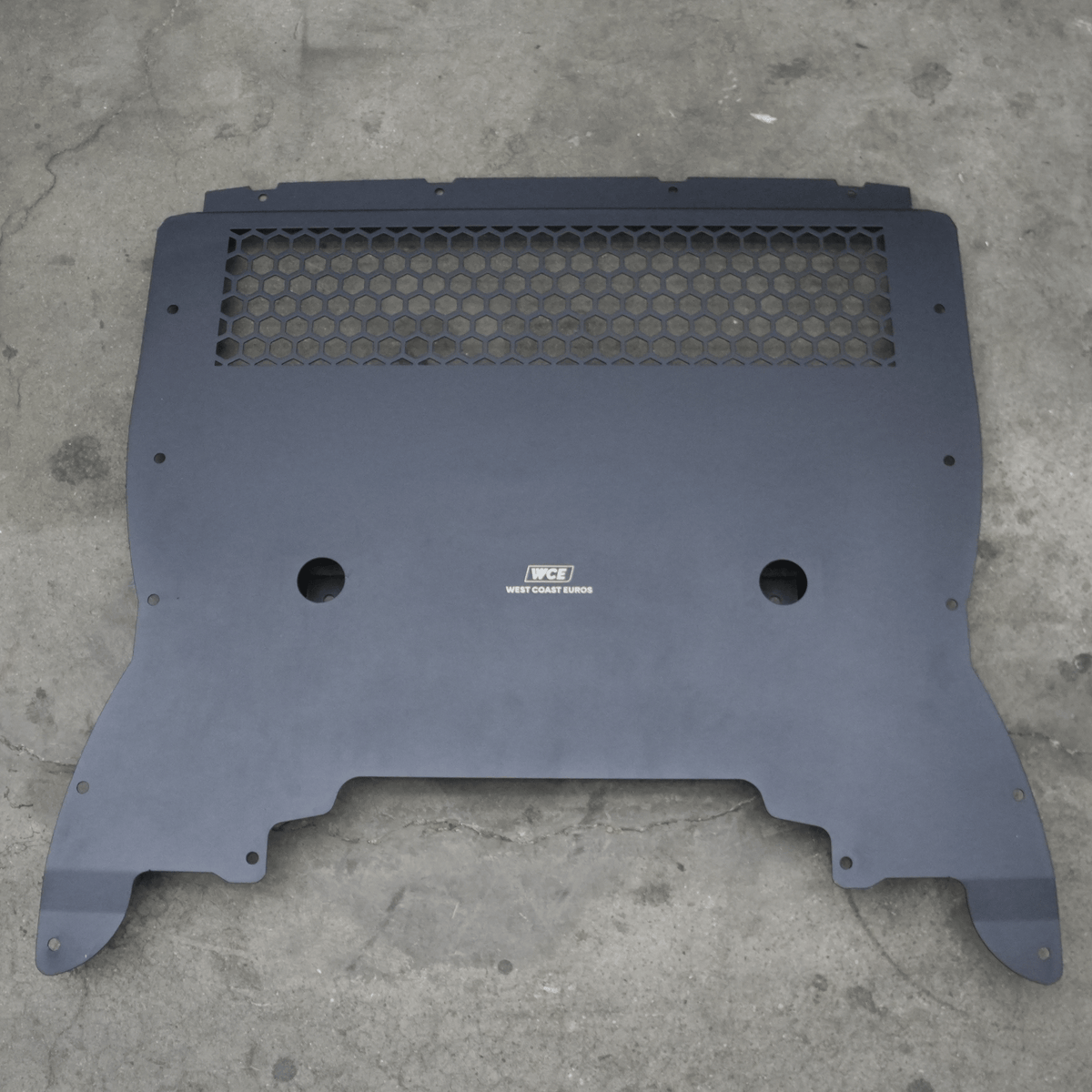 WCE Performance Skid Plates WCE S63TU Metal Oil Cooler Guard Skid Plate -  F90 M5 / F92 M8