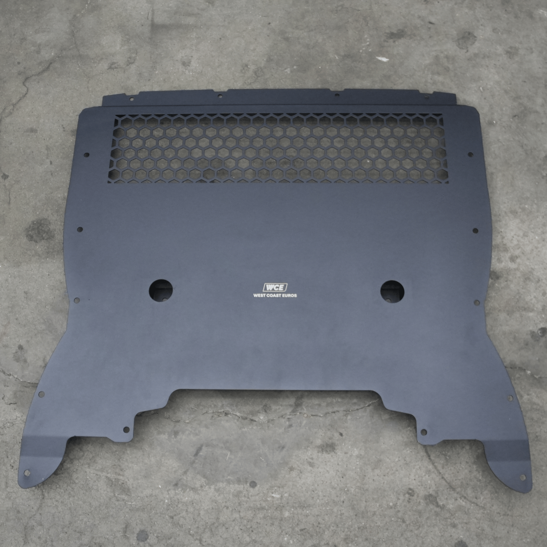 WCE Performance Skid Plates WCE S63TU Metal Oil Cooler Guard Skid Plate -  F90 M5 / F92 M8