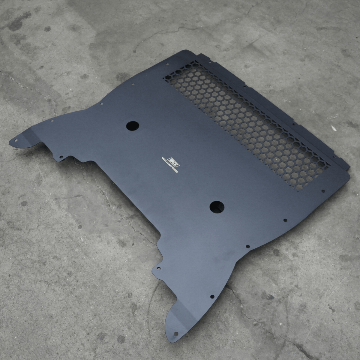 WCE Performance Skid Plates WCE S63TU Metal Oil Cooler Guard Skid Plate -  F90 M5 / F92 M8