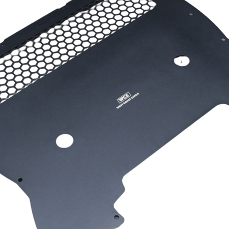 WCE Performance Skid Plates WCE S63TU Metal Oil Cooler Guard Skid Plate -  F90 M5 / F92 M8