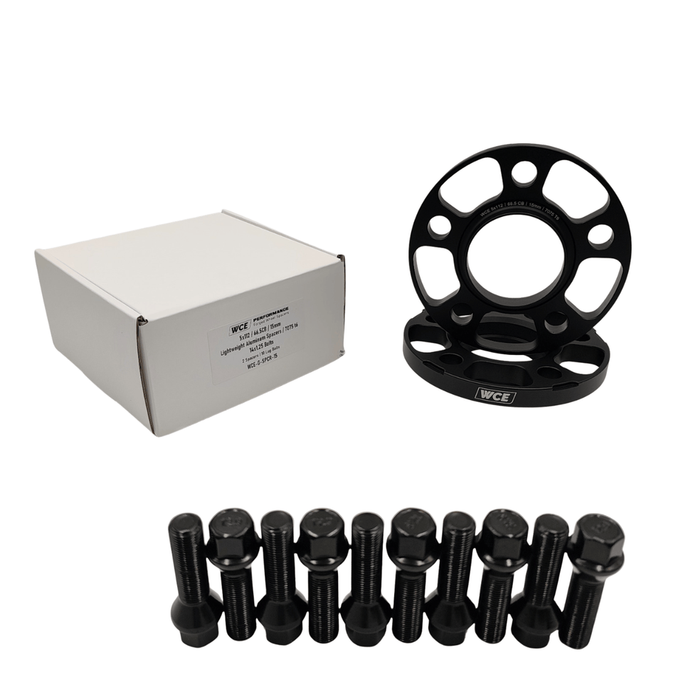 WCE Performance Spacers WCE Lightweight G Chassis BMW Wheel Spacer (Set of 2 w/ 10 Lug Bolts)