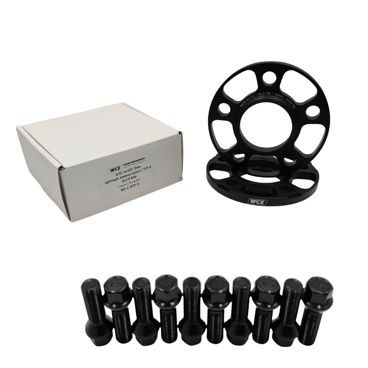 WCE Performance Spacers WCE Lightweight G Chassis BMW Wheel Spacer (Set of 2 w/ 10 Lug Bolts)