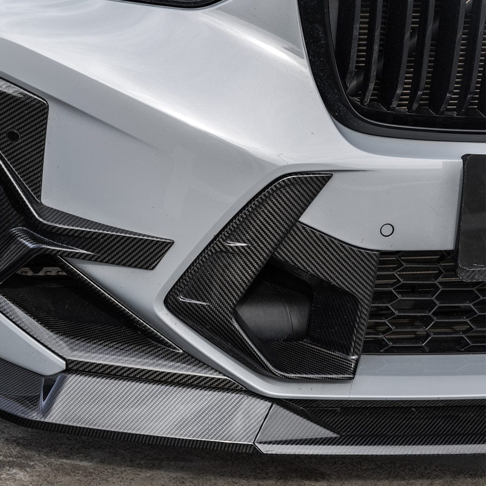 West Coast Euros Air Duct SQ Style Dry Carbon Fiber Front Air Duct - F97 X3M / F98 X4M (LCI)