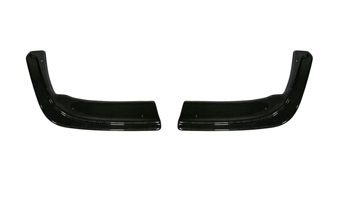 MAG Universal Rear Bumper Side Skirt Lip Splitter Kit – Carbon Fiber Look ABS – 2-Piece, Left & Right