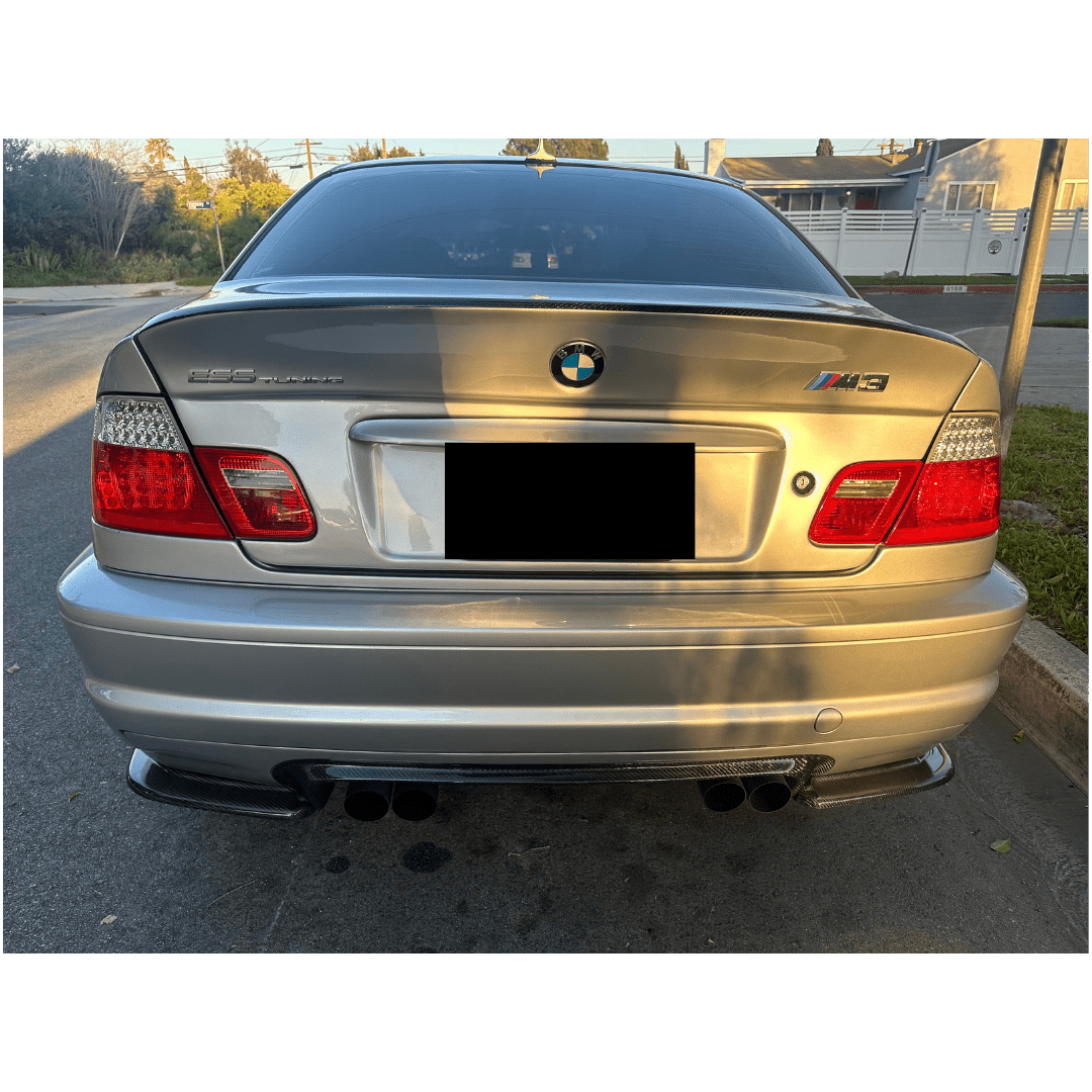 MX Designed Rear Bumper Extension Splitters - BMW E46 M3 – West Coast Euros