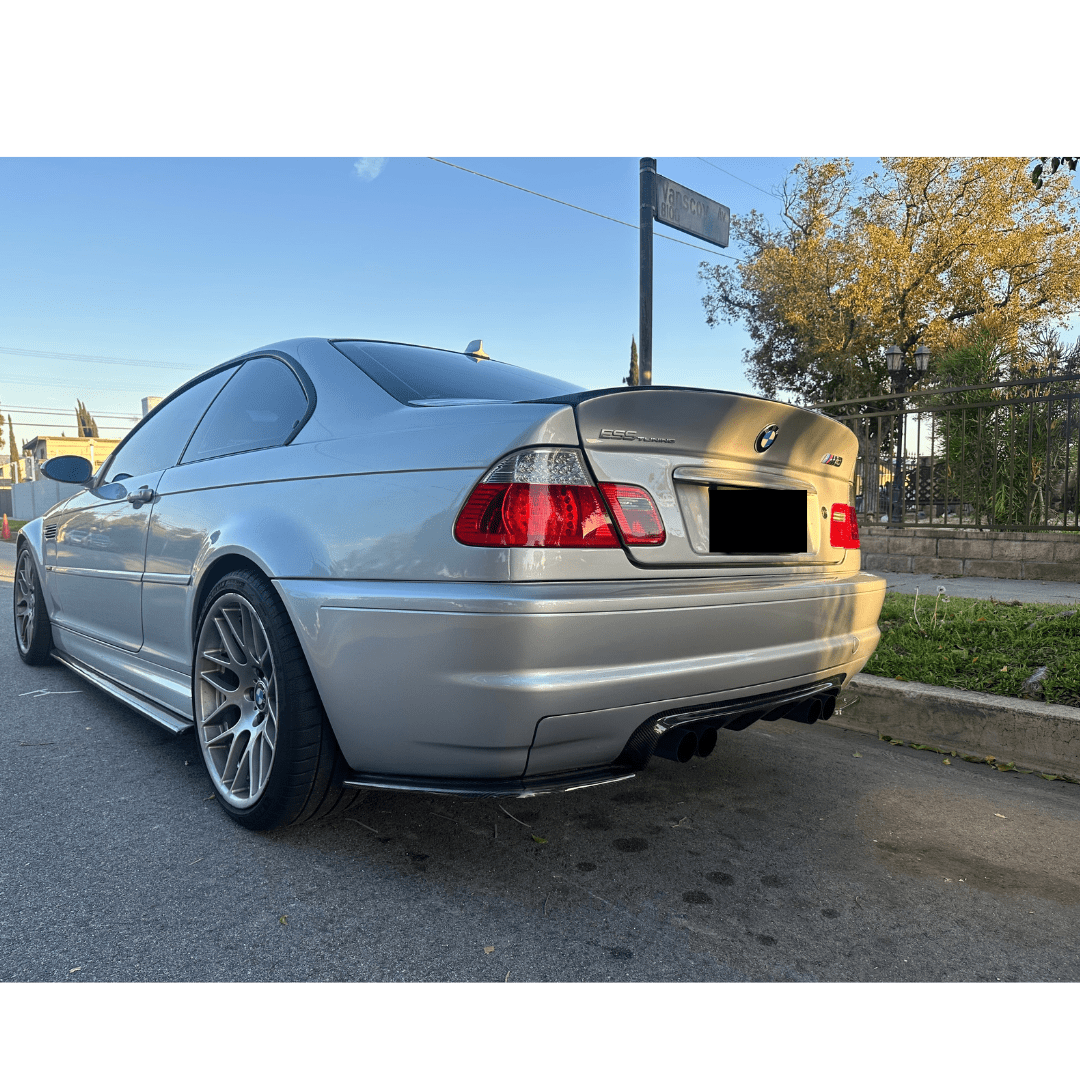 MX Designed Rear Bumper Extension Splitters - BMW E46 M3 – West Coast Euros