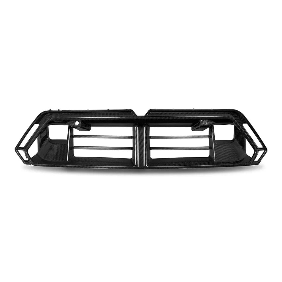 West Coast Euros Center Trim SQ Style Dry Carbon Fiber Front Bumper Center Trim - G90 M5 / G99 M5