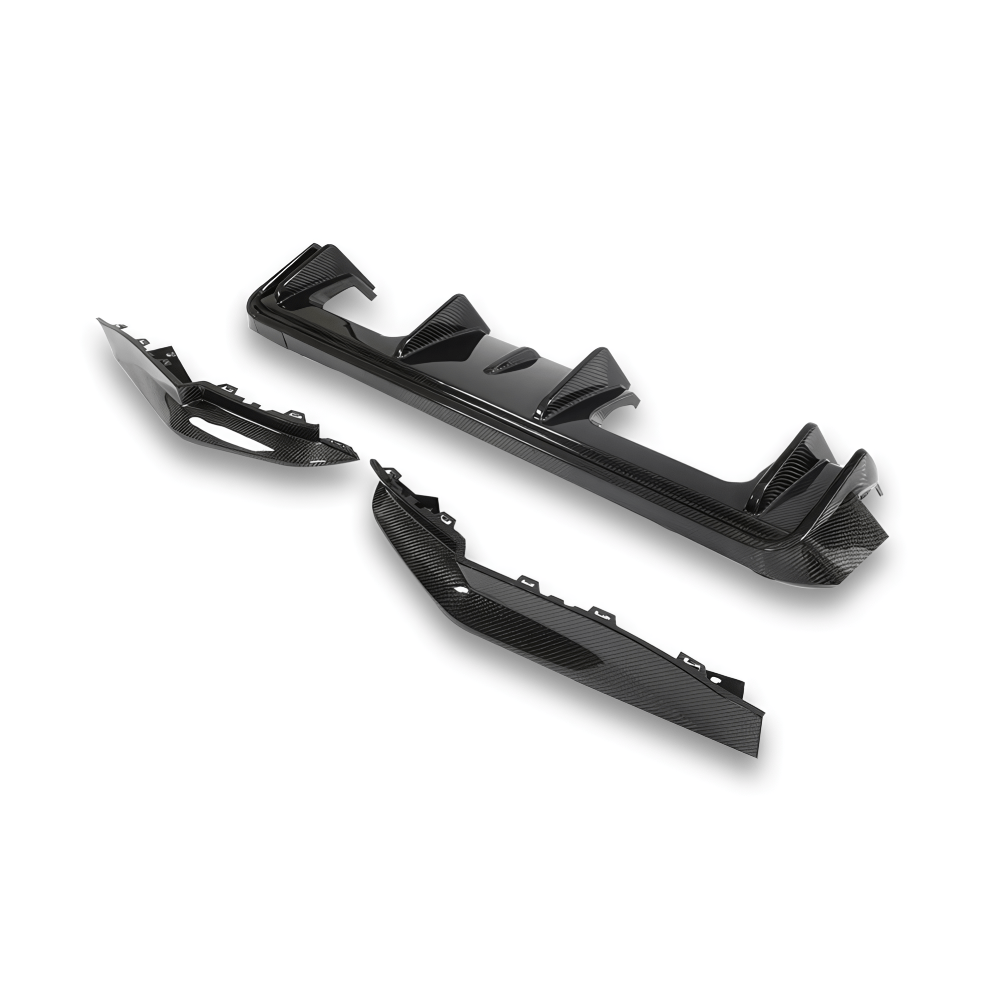 West Coast Euros Diffuser 3D Style Carbon Fiber Diffuser - G80 M3 / G82 M4