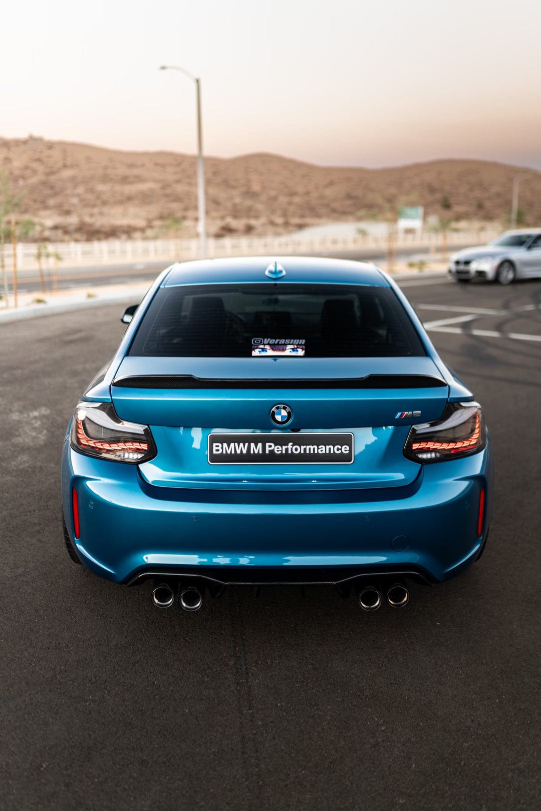 West Coast Euros Diffuser AK Style Carbon Fiber Rear Diffuser - BMW F87 M2