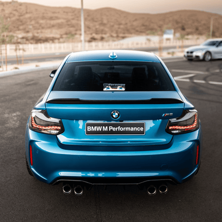 West Coast Euros Diffuser AK Style Carbon Fiber Rear Diffuser - BMW F87 M2