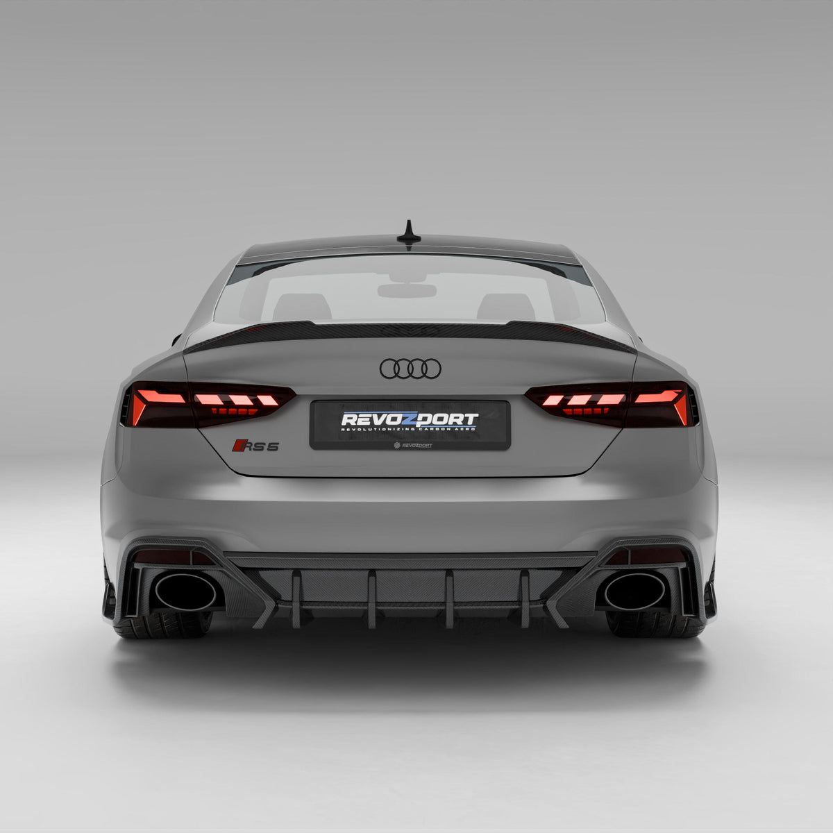 West Coast Euros Diffuser Audi RS5 B9.5 Facelift Sportback Carbon Fiber Rear Diffuser