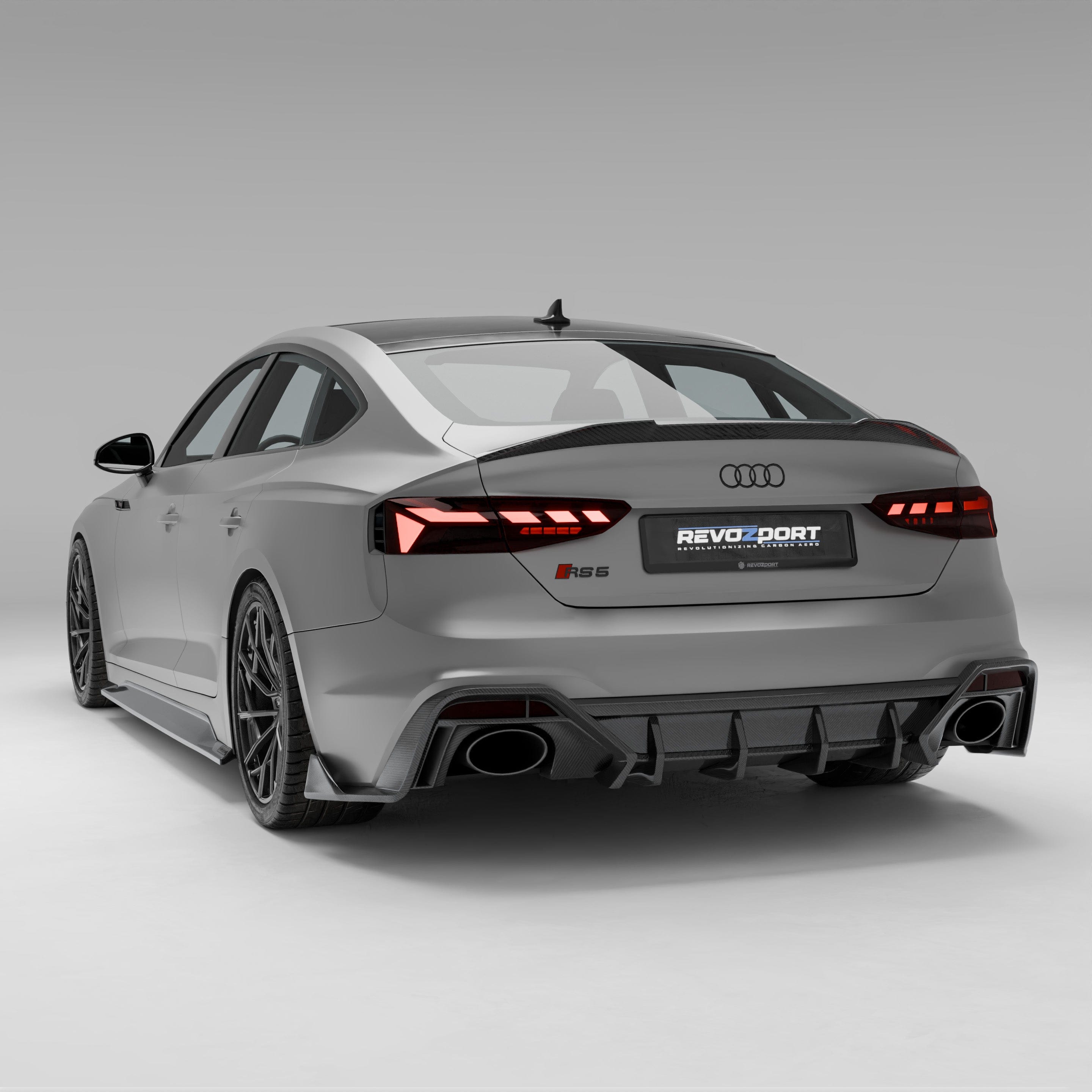 West Coast Euros Diffuser Audi RS5 B9.5 Facelift Sportback Carbon Fiber Rear Diffuser