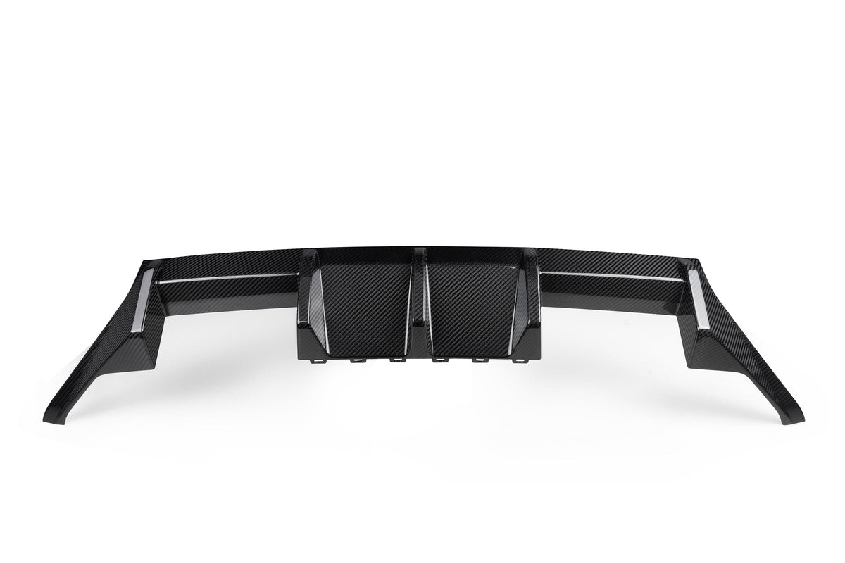 West Coast Euros Diffuser BMW G87 M2 MP Style Carbon Fiber Rear Diffuser (3 Fin)