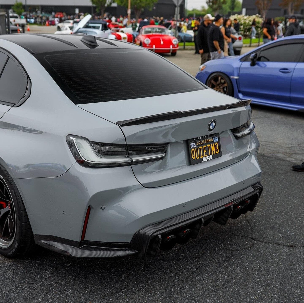 West Coast Euros Diffuser BMW G8x M3 M4 3D Style Carbon Fiber Diffuser