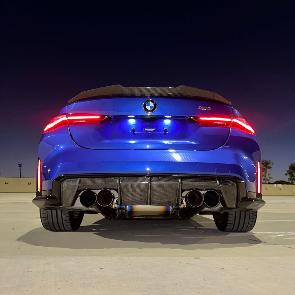 West Coast Euros Diffuser BMW G8x M3 M4 M Performance Style Carbon Fiber Diffuser