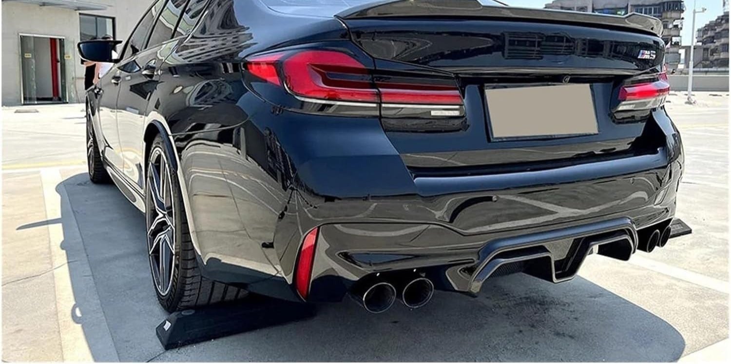 West Coast Euros Diffuser CS Style Carbon Fiber Center Diffuser - F90 M5