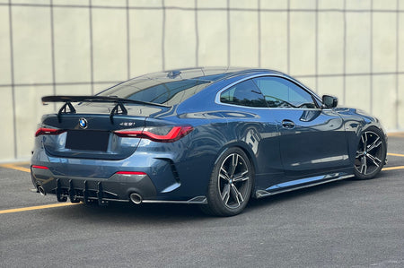 West Coast Euros Diffuser Max Style Carbon Fiber Diffuser w/ Max Style Rear Splitters - G22 4 Series