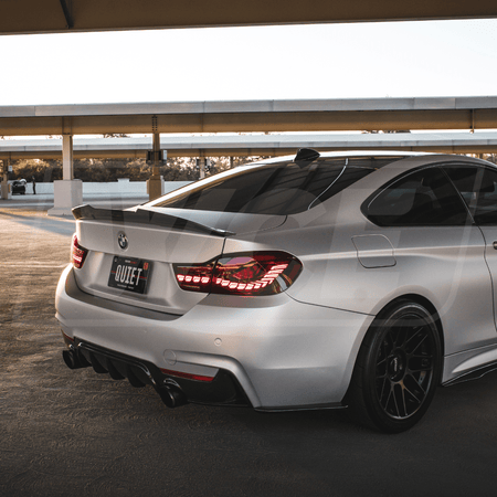 West Coast Euros Diffuser MP Style Carbon Fiber Dual Exhaust Diffuser - F32 / F33 / F36 4 Series