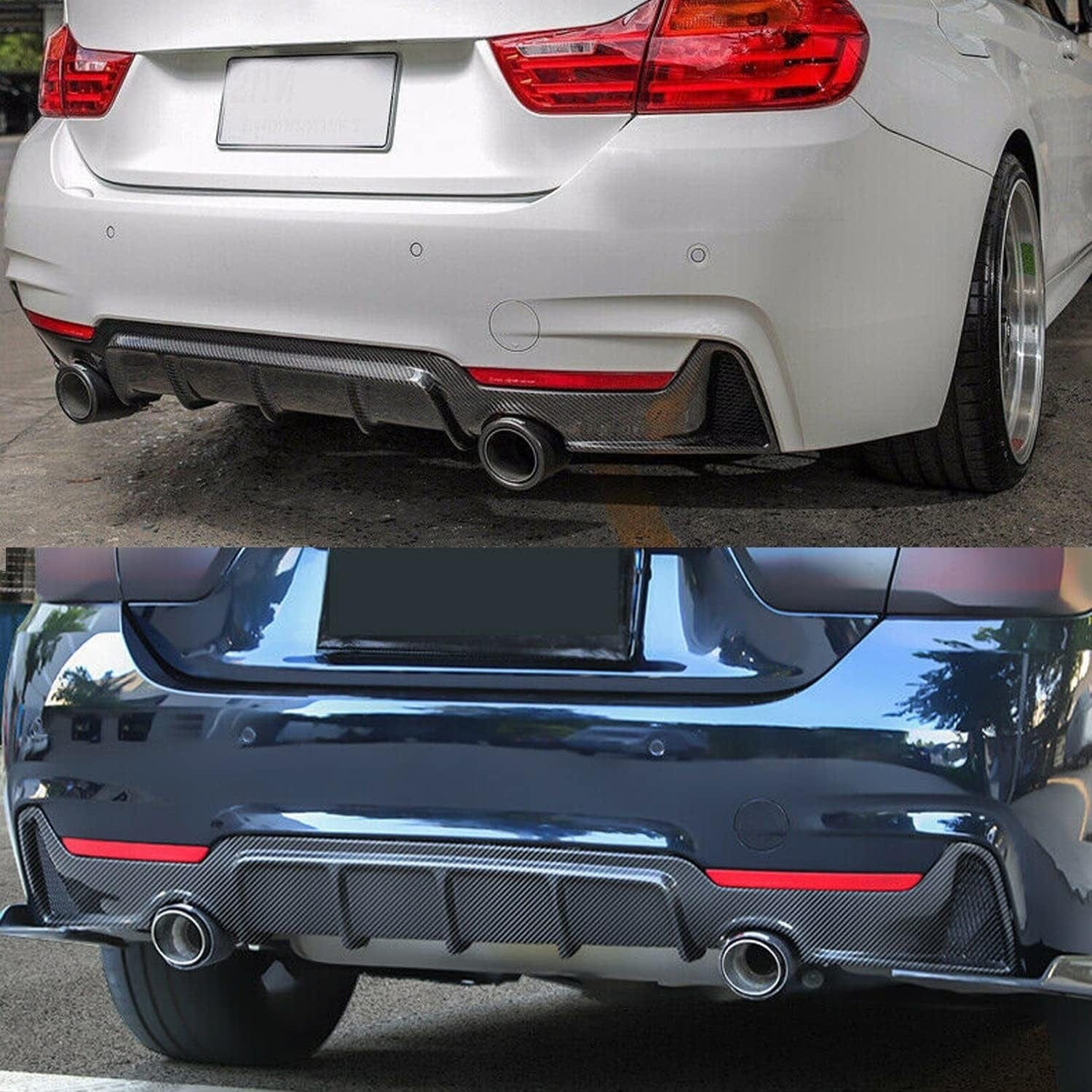 West Coast Euros Diffuser MP Style Carbon Fiber Dual Exhaust Diffuser - F32 / F33 / F36 4 Series