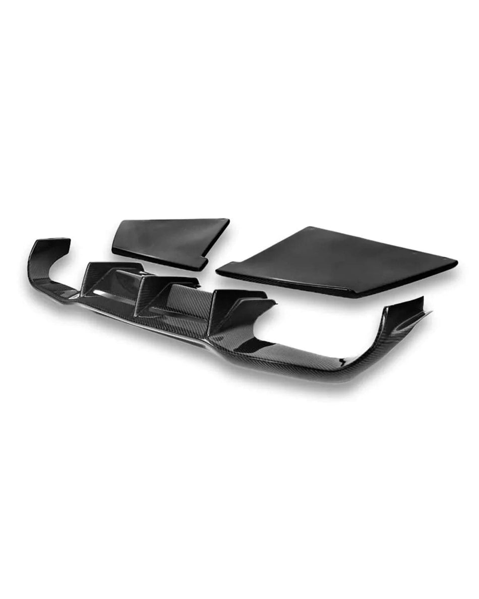 West Coast Euros Diffuser MTC Style Carbon Fiber Rear Diffuser (3 PC) - BMW F87 M2