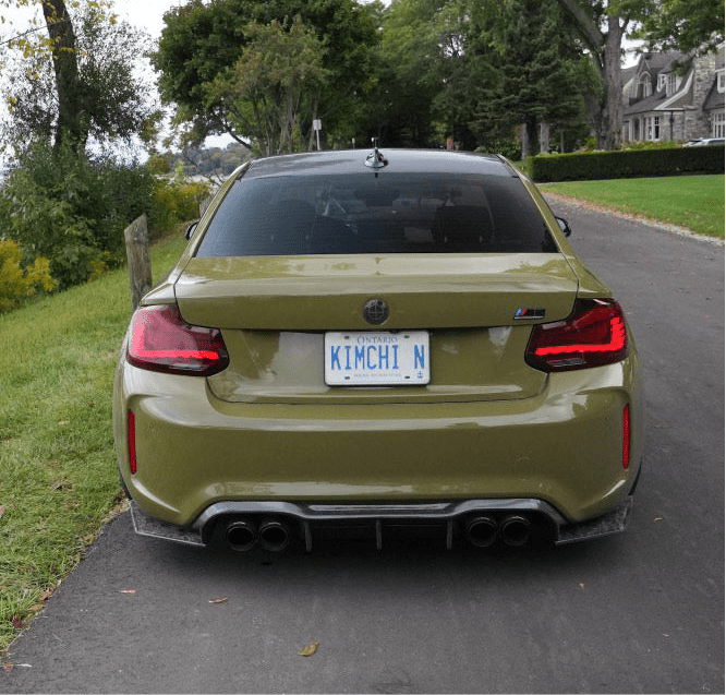 West Coast Euros Diffuser MTC Style Carbon Fiber Rear Diffuser (3 PC) - BMW F87 M2