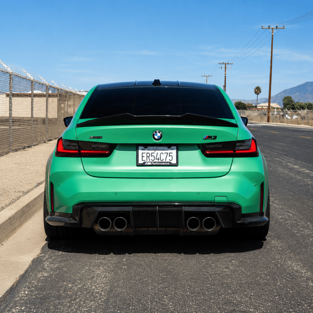 West Coast Euros Diffuser Performance Style Carbon Fiber Diffuser - G80 M3 / G82 M4