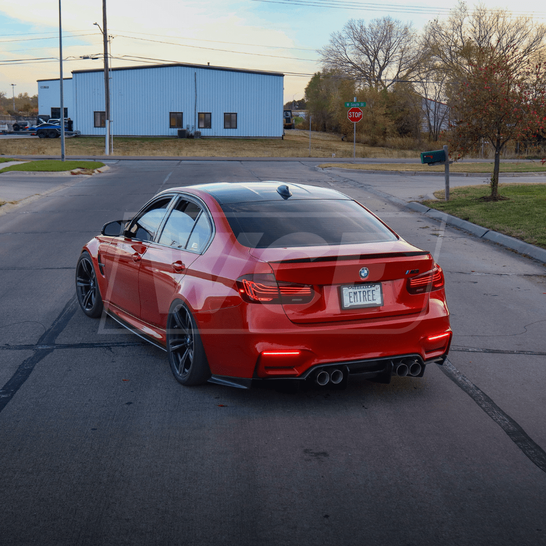 West Coast Euros Diffuser PSM Style Carbon Fiber Rear Diffuser (4 PC) - F80 M3 / F82 M4