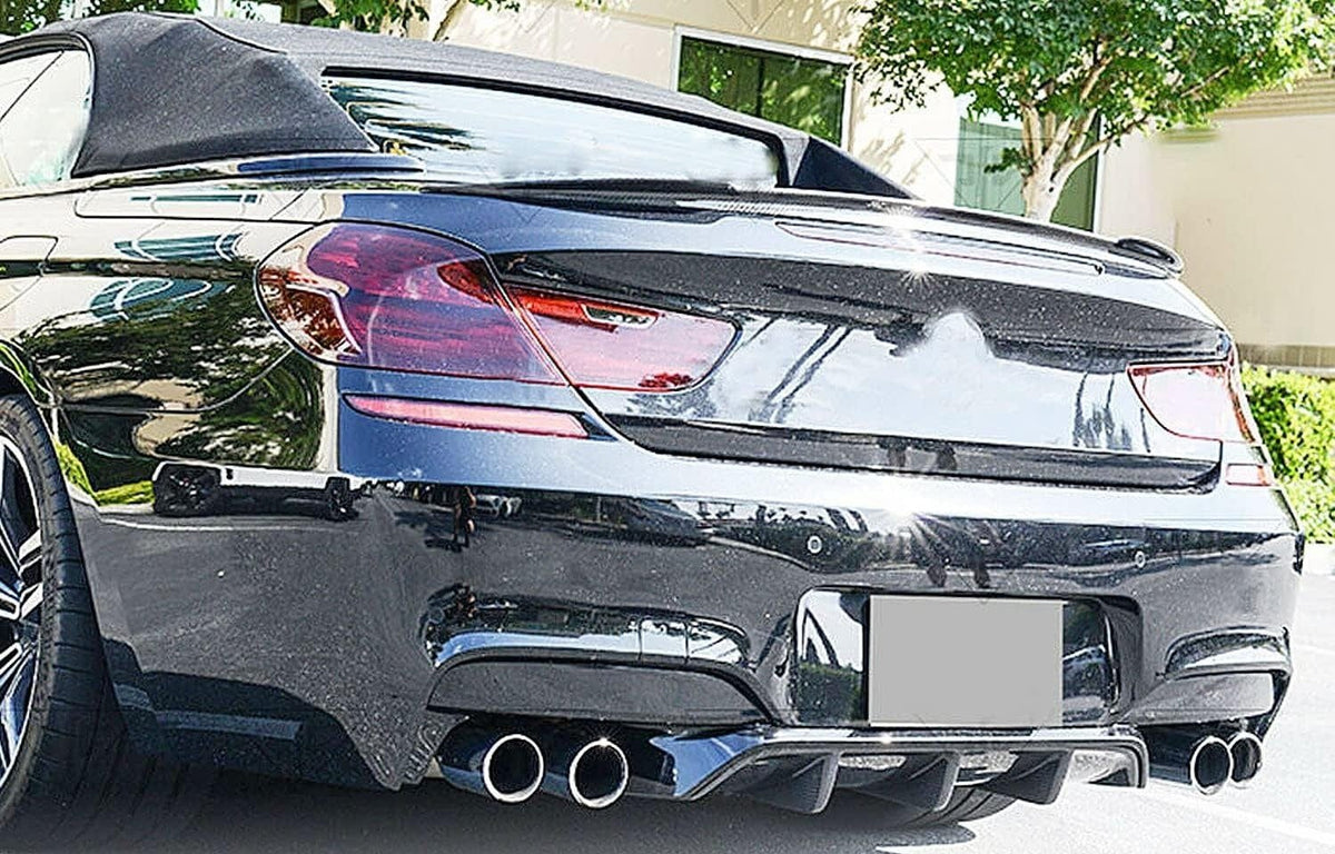 West Coast Euros Diffuser Shark Fin Style Carbon Fiber Rear Diffuser (V1) -  F06 / F12 / F13 M6