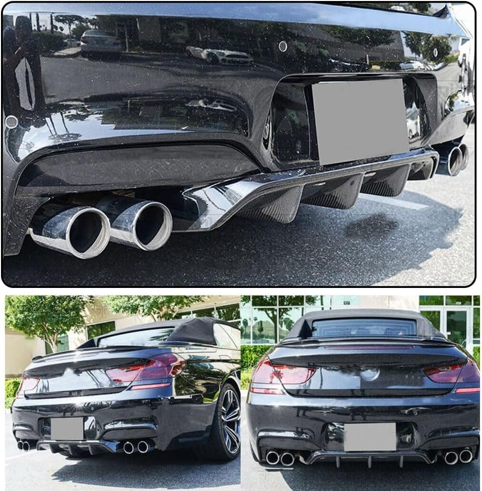 West Coast Euros Diffuser Shark Fin Style Carbon Fiber Rear Diffuser (V1) -  F06 / F12 / F13 M6