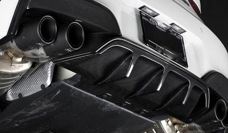 West Coast Euros Diffuser Shark Fin Style Carbon Fiber Rear Diffuser (V1) -  F06 / F12 / F13 M6