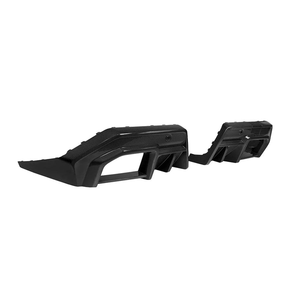 West Coast Euros Diffuser SQ-A Style Dry Carbon Fiber Rear Diffuser - G90 M5 / G99 M5