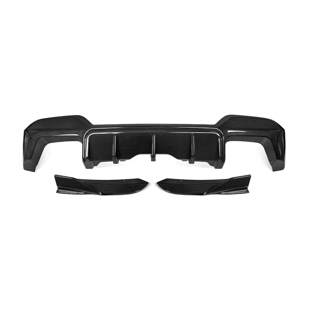 West Coast Euros Diffuser SQ Style Dry Carbon Fiber Rear Diffuser - F97 X3M (LCI)