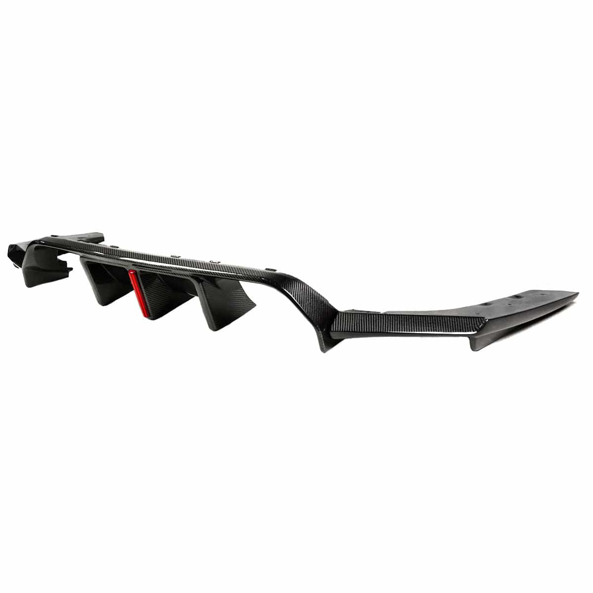 West Coast Euros Diffuser V Style Carbon Fiber Diffuser w/ 3rd Brake Light - F80 M3 / F82 M4