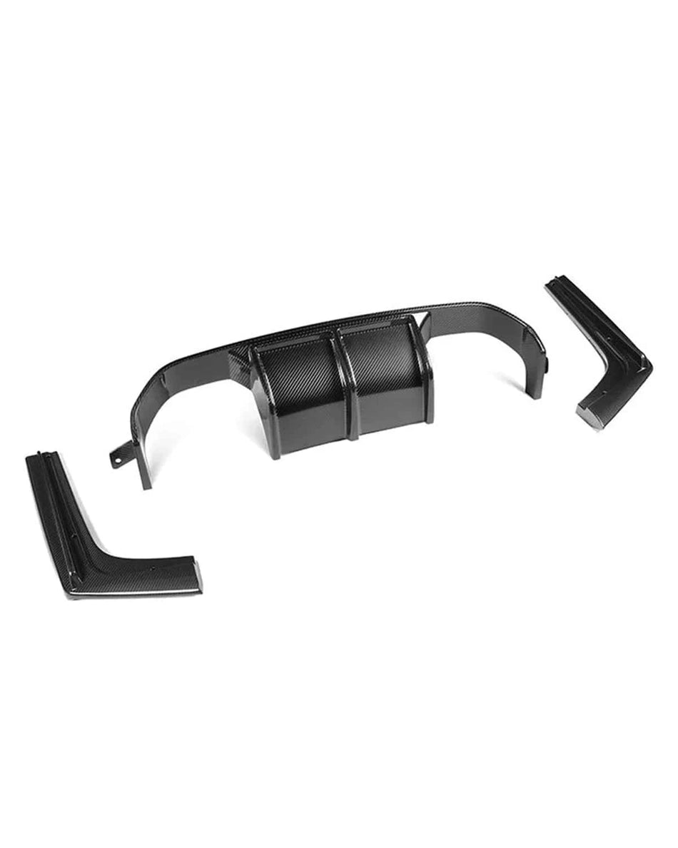 West Coast Euros Diffuser V Style Carbon Fiber Rear Diffuser (3PC) - F80 M3 / F82 M4