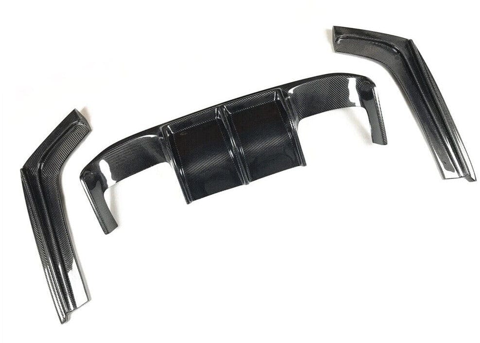 West Coast Euros Diffuser V Style Carbon Fiber Rear Diffuser (3PC) - F80 M3 / F82 M4