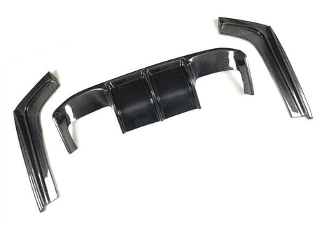 West Coast Euros Diffuser V Style Carbon Fiber Rear Diffuser (3PC) - F80 M3 / F82 M4