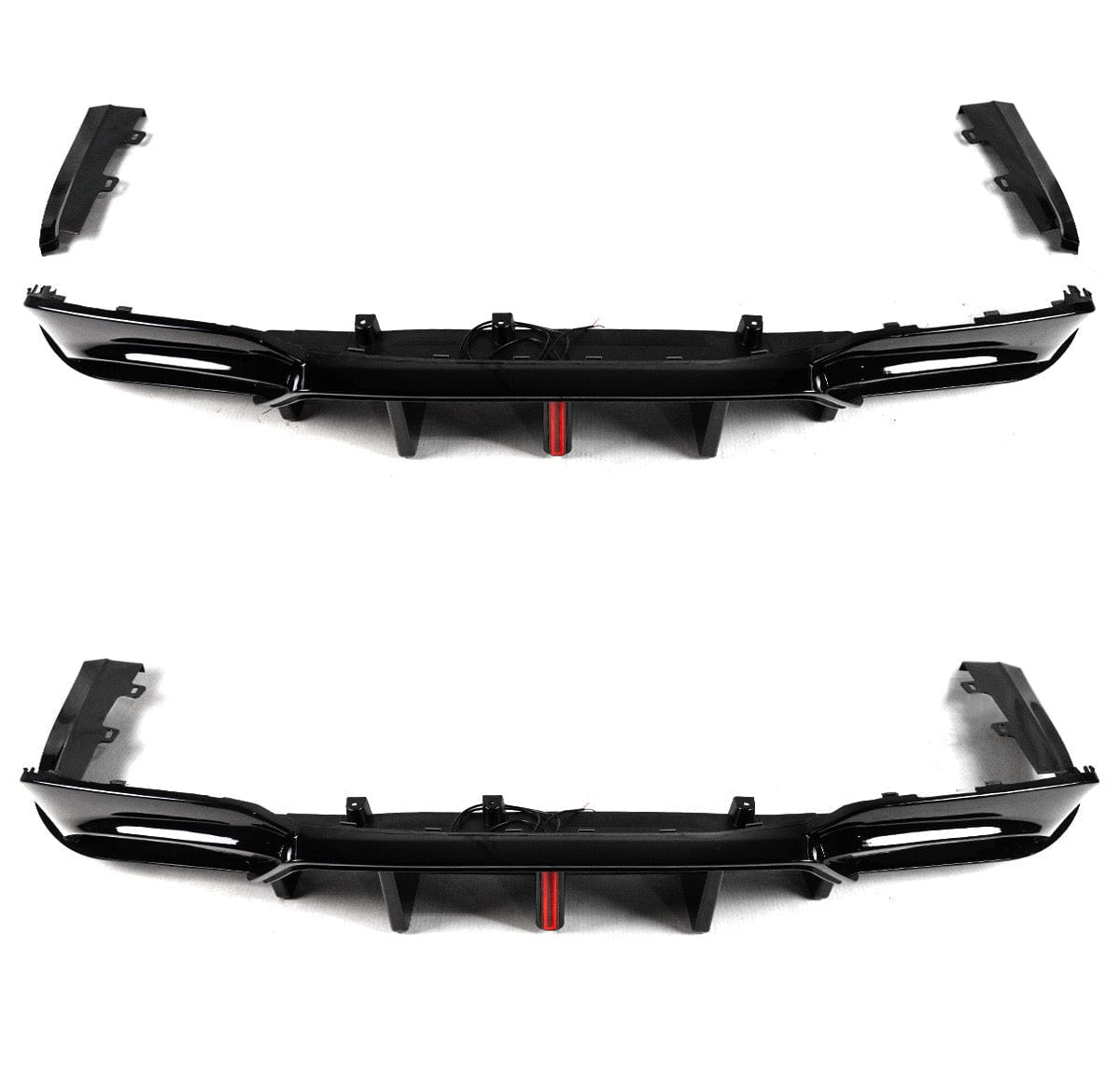 Vt Style Key Layout VT Style Gloss Black Diffuser w/ LED 3rd Brake Light - G20 3 Series (P ...