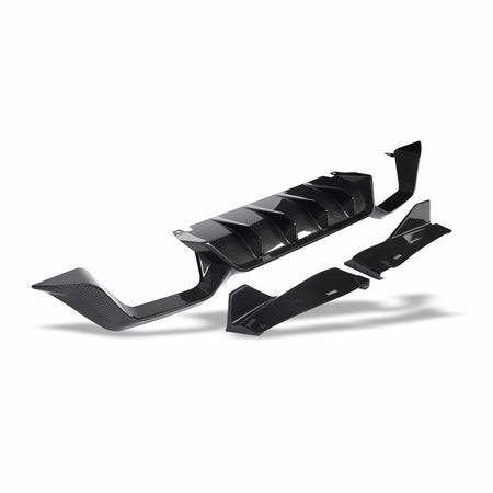 West Coast Euros Diffusers BMW X4M F98 LCI Carbon Fiber Rear Diffuser