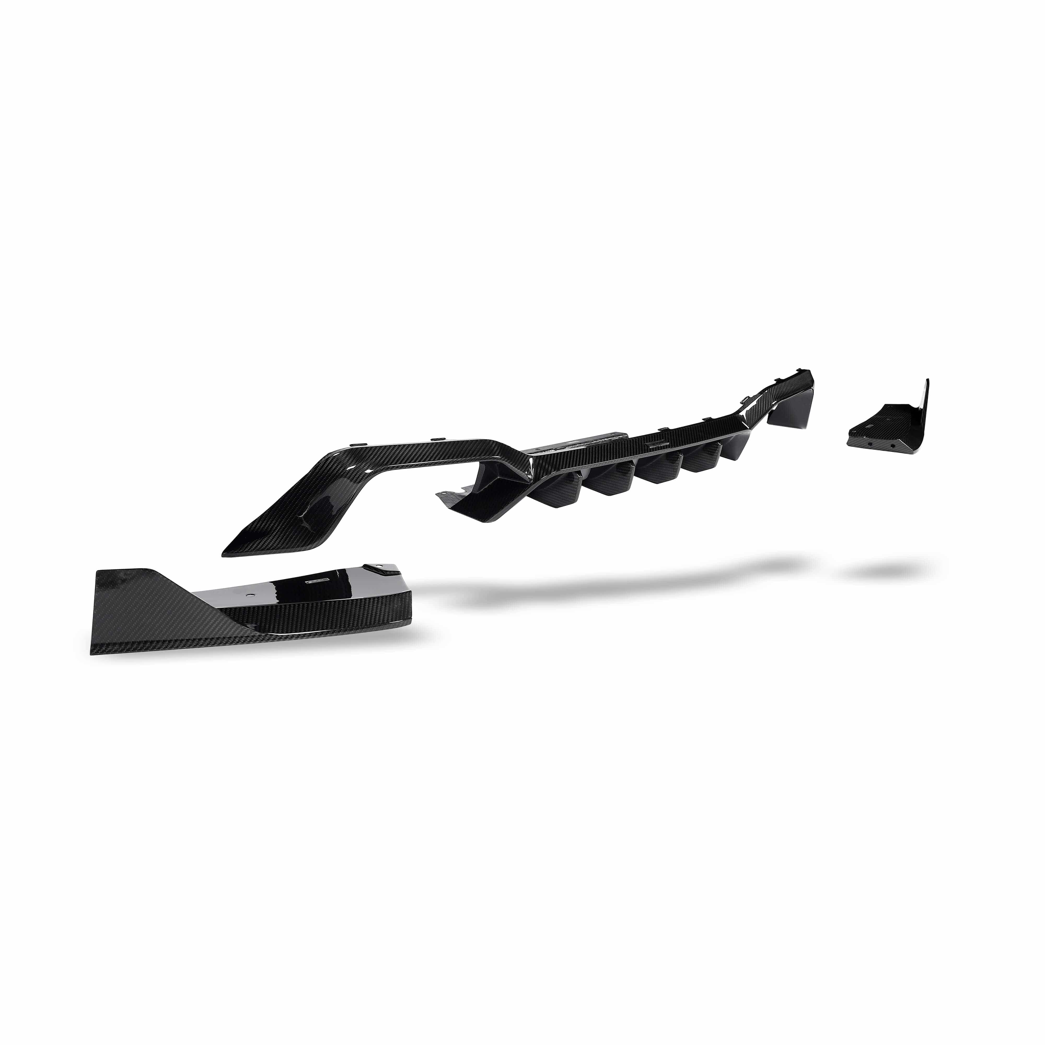 West Coast Euros Diffusers BMW X4M F98 LCI Carbon Fiber Rear Diffuser