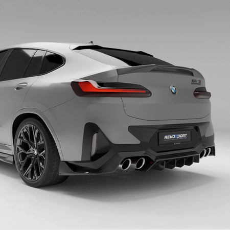 West Coast Euros Diffusers BMW X4M F98 LCI Carbon Fiber Rear Diffuser