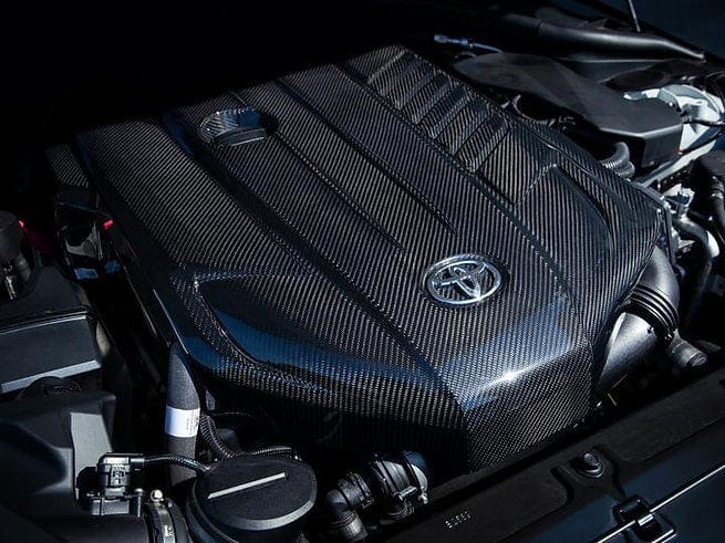 West Coast Euros Engine Bay Prepreg Dry Carbon Fiber Engine Cover - A90 / A91 Mk5 Supra