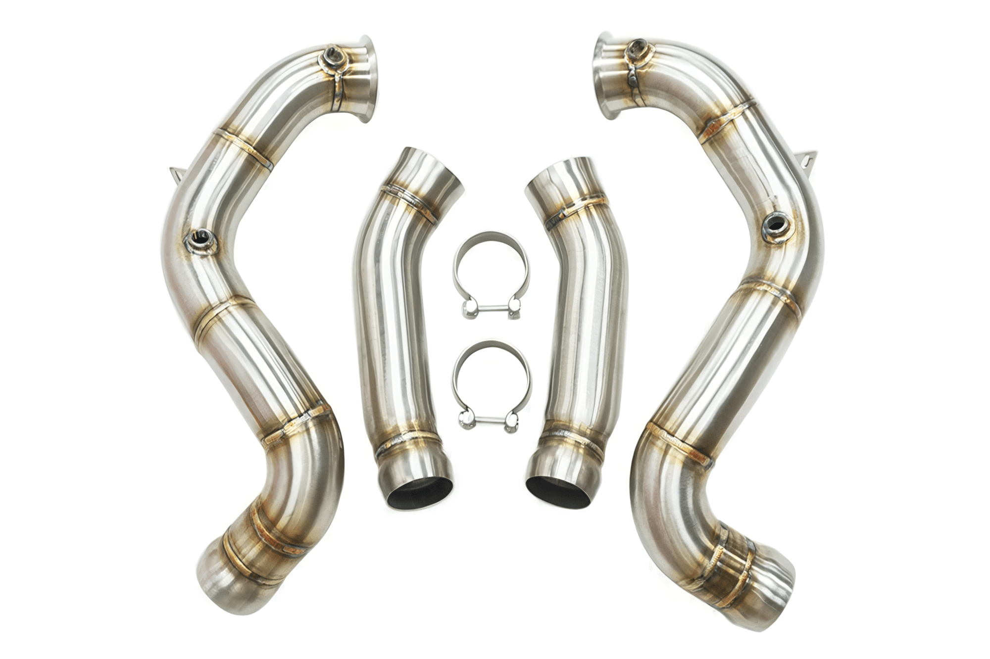 West Coast Euros Exhaust 2015-2023 Mercedes C63 Downpipes - W205 C63