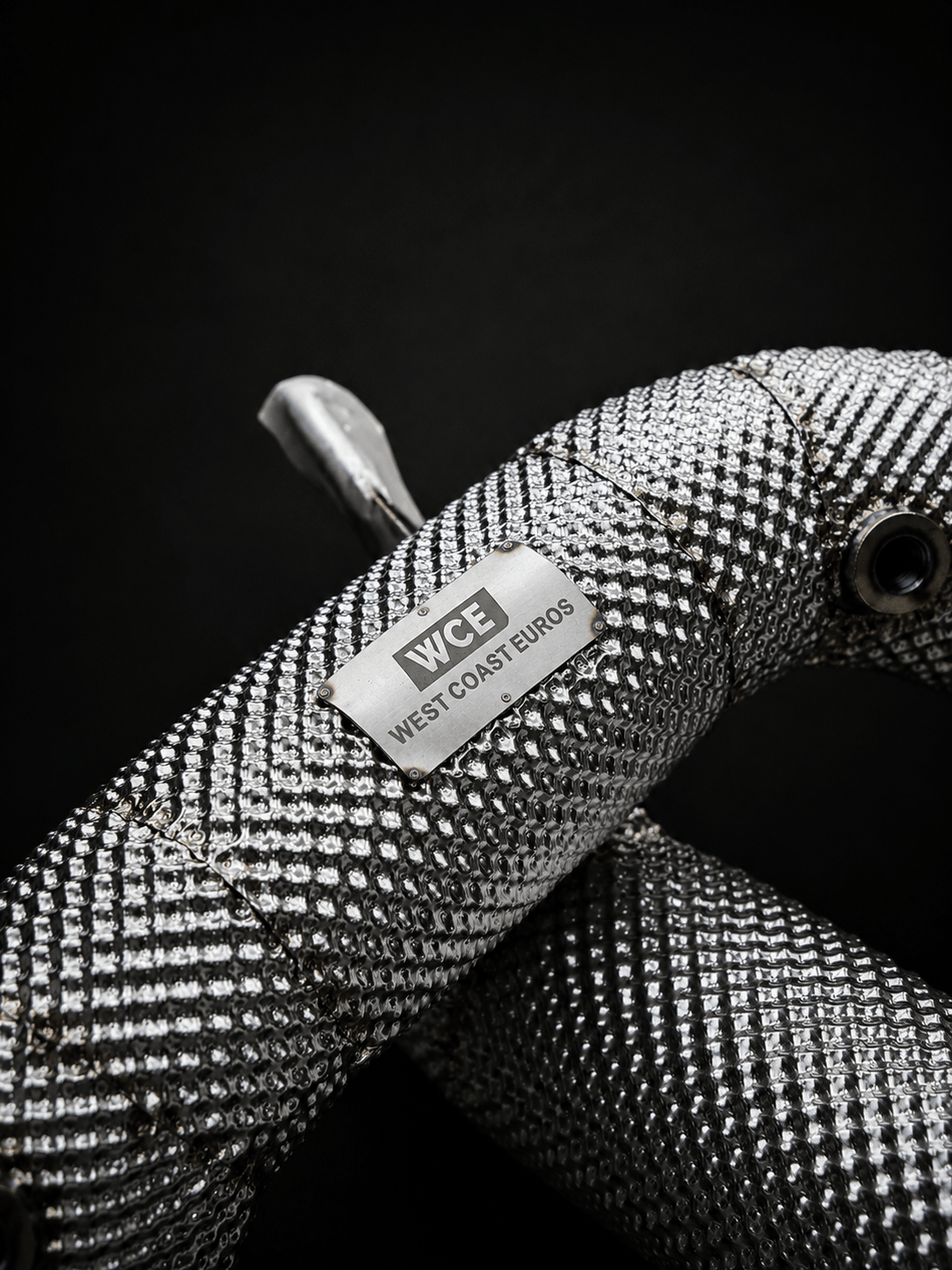 West Coast Euros Exhaust 2015-2023 Mercedes C63 Downpipes - W205 C63