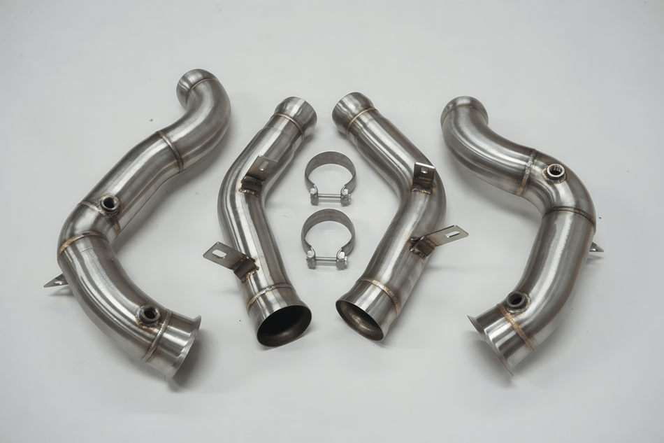 West Coast Euros Exhaust 2017-2023 Mercedes E63 AMG Downpipe - W213 E63