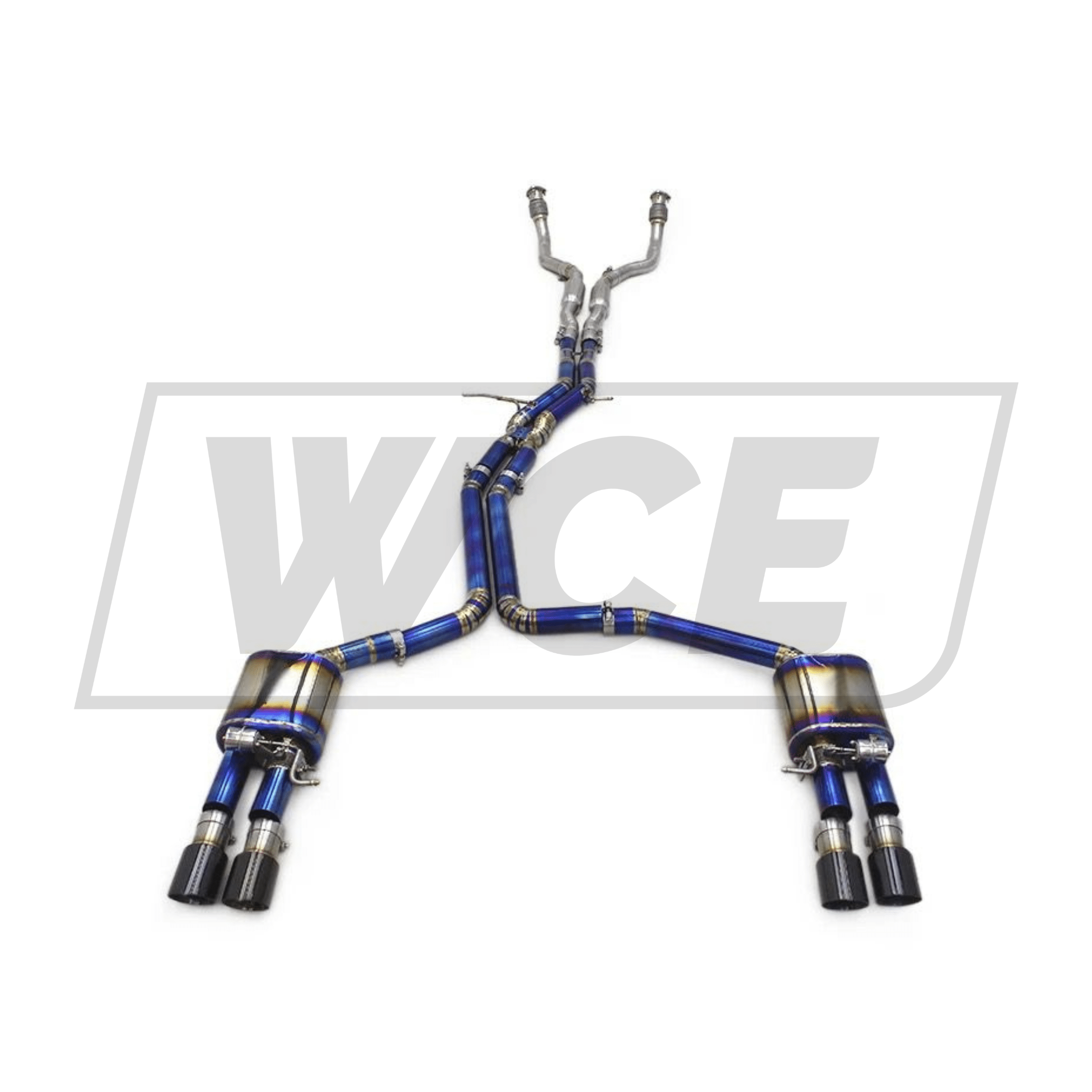 West Coast Euros Exhaust Titanium / Yes / Brushed Valved Single Midpipe Catback Exhaust Audi B9 S4 / S5 - West Coast Euros