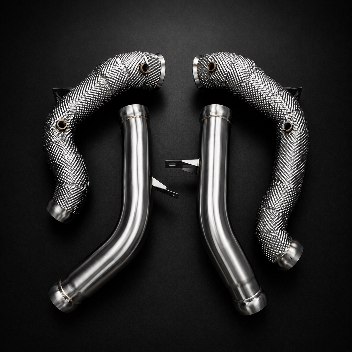 West Coast Euros Exhaust Yes / Catless Downpipes 2017-2023 Mercedes E63 AMG Downpipe - W213 E63