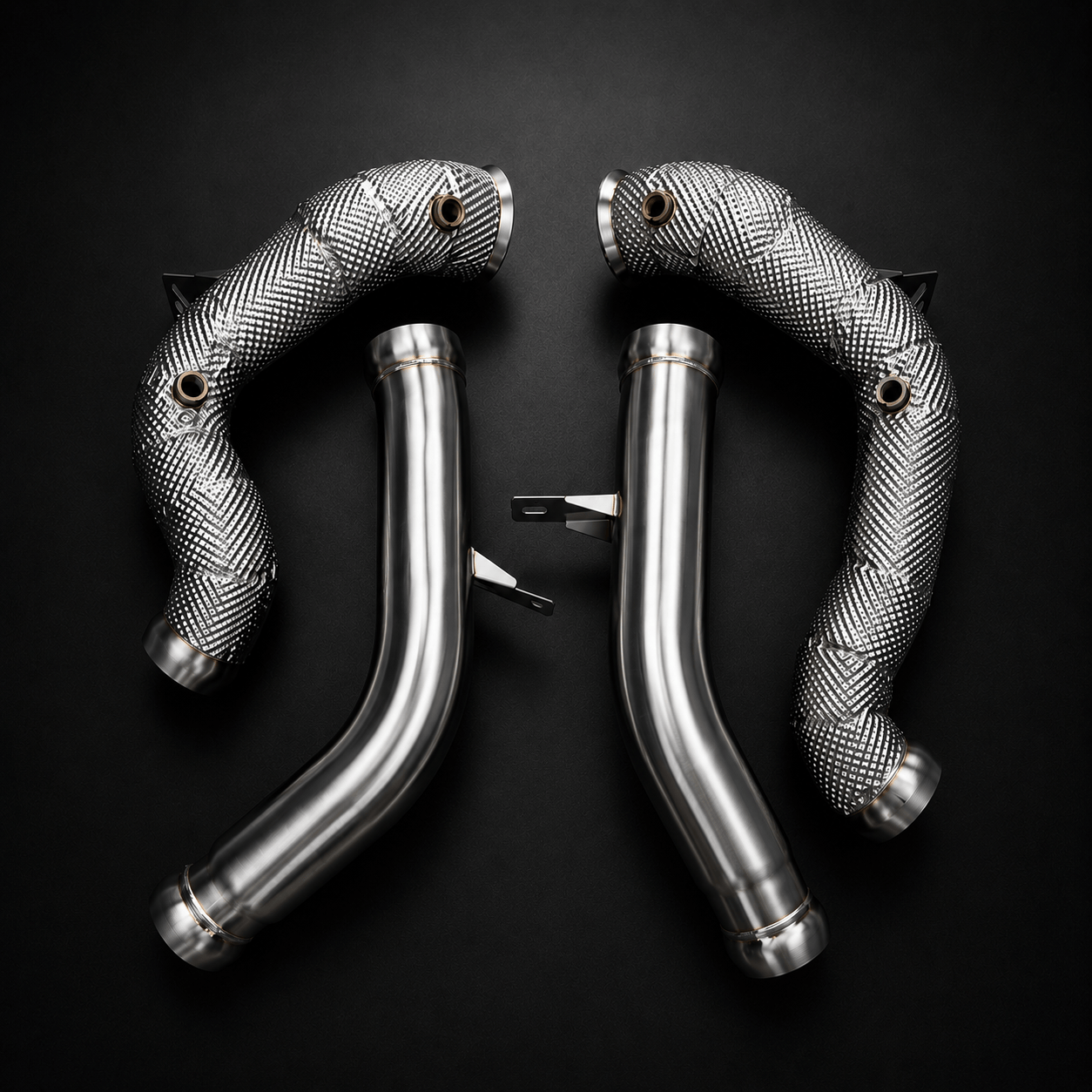 West Coast Euros Exhaust Yes / Catless Downpipes 2017-2023 Mercedes E63 AMG Downpipe - W213 E63