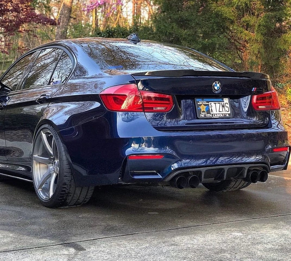 West Coast Euros Exterior BMW F30 / F80 M4 Style Carbon Fiber Spoiler